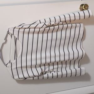 striped long sleeved shirt